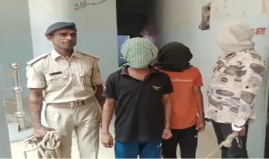 पटना में एसटीएफ और पुलिस का बड़ा एक्शन, दो हत्याकांड के चार आरोपी हथियार के साथ गिरफ्तार