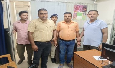 50 हजार रुपये रिश्वत लेते निगरानी की टीम ने शास्त्रीनगर थाने के एएसआई को दबोचा