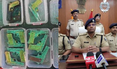 राजधानी पटना में मिला हथियारों का बड़ा जखीरा, दो महिला समेत दस तस्कर गिरफ्तार, लगाने वाले थे अवैध आर्म्स की फैक्ट्री