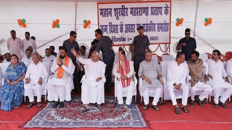 मुख्यमंत्री नीतीश कुमार ने महान शूरवीर महाराणा प्रताप को किया नमन