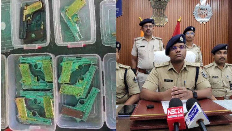 राजधानी पटना में मिला हथियारों का बड़ा जखीरा, दो महिला समेत दस तस्कर गिरफ्तार, लगाने वाले थे अवैध आर्म्स की फैक्ट्री