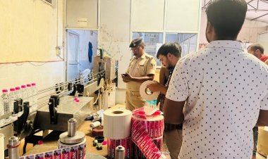 फतुहा में अवैध फैक्ट्री पर बीआईएस का छापा, भारी मात्रा में फर्जी आईएसआई मार्क वाले पैकेज्ड ड्रिंकिंग वाटर जब्त