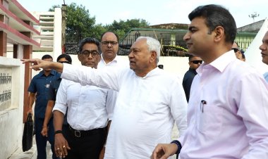 देशरत्न डॉ. राजेन्द्र प्रसाद की समाधि स्थल के पास विकसित किये जाने वाले 'वेस्ट टू वंडर' थीम पार्क का मुख्यमंत्री ने किया स्थल निरीक्षण