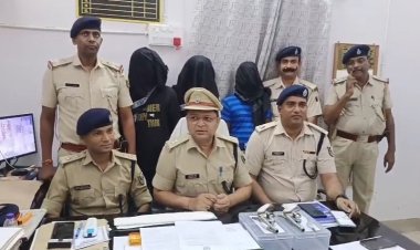 पटना पुलिस की बड़ी कार्रवाई, तीन अपराधी हथियार के साथ गिरफ्तार