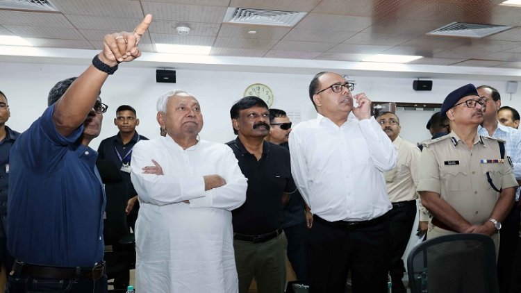 सीएम ने किया आपदा प्रबंधन विभाग का निरीक्षण, कहा-नदियों के बढ़ते जलस्तर को लेकर अलर्ट रहें अधिकारी