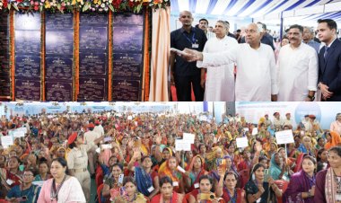 मुख्यमंत्री ने कटिहार जिले में 583 करोड़ रुपये की 242 योजनाओं का किया उद्घाटन एवं शिलान्यास