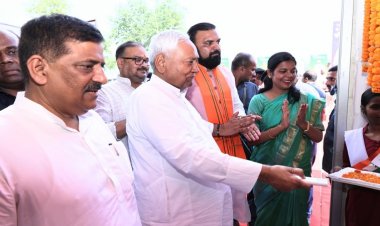 मुख्यमंत्री ने वैशाली में 744 करोड़ 85 लाख रुपये लागत की कुल 331 विकासात्मक योजनाओं का किया उद्घाटन-शिलान्यास