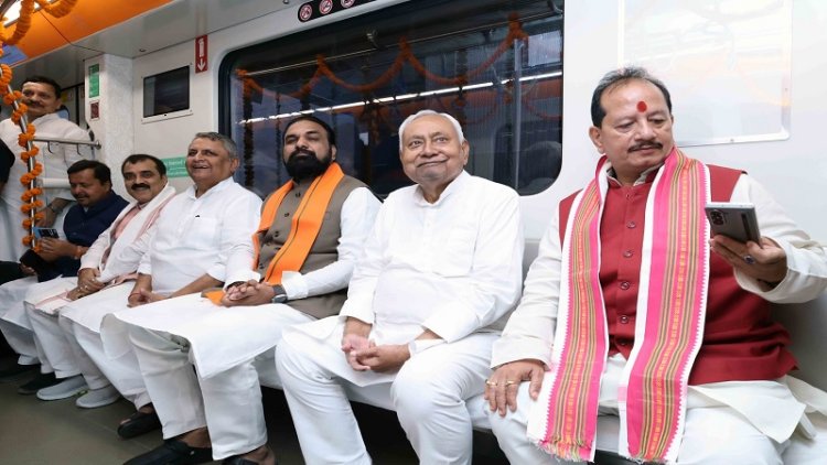 मुख्यमंत्री ने पटना मेट्रो के प्रथम चरण का किया उद्घाटन, दो भूमिगत मेट्रो लाइन का भूमि पूजन कर किया कार्यारंभ