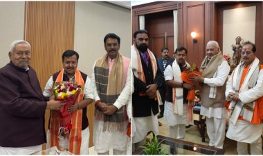 रोड शो, अभिनंदन समारोह के बाद राज्यपाल और मुख्यमंत्री से मिले भापजा के राष्ट्रीय कार्यकारी अध्यक्ष नितिन नबीन