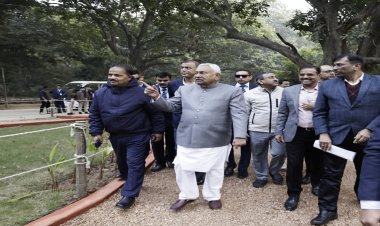 मुख्यमंत्री ने संजय गांधी जैविक उद्यान का किया भ्रमण, अधिकारियों को दिये कई आवश्यक निर्देश