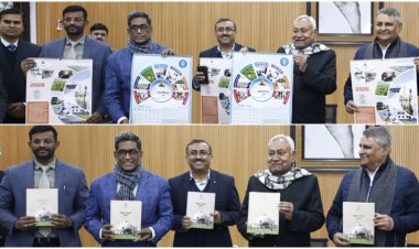 मुख्यमंत्री ने सूचना एवं जन-सम्पर्क विभाग के बिहार डायरी एवं कैलेण्डर-2026 का किया लोकार्पण