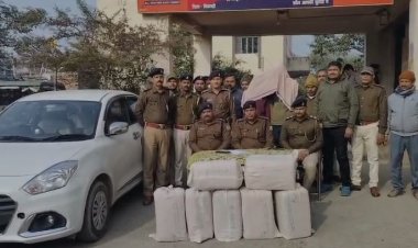 सीतामढ़ी पुलिस को मिली बड़ी कामयाबी एक क्विंटल से अधिक गांजा बरामद