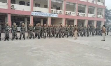 बम धमकी के बाद सहरसा व्यवहार न्यायालय में बढ़ाई गई सुरक्षा कराया गया मॉक ड्रिल, जज–पुलिस रहे मौजूद।