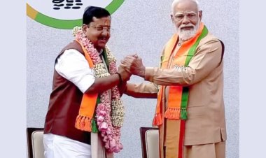 भारतीय जनता पार्टी में ‘नबीन’ युग की शुरुआत, नितिन नबीन बने भाजपा के नए राष्ट्रीय अध्यक्ष, पीएम मोदी ने माला पहनाकर बधाई दी