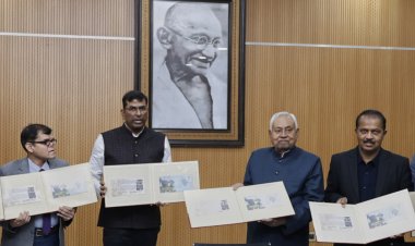 मुख्यमंत्री नीतीश कुमार ने बापू टावर के विशेष आवरण का किया लोकार्पण