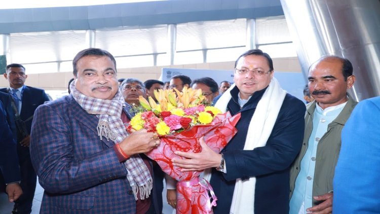 केंद्रीय मंत्री की अध्यक्षता में राष्ट्रीय राजमार्ग परियोजनाओं की समीक्षा बैठक में CM पुष्कर सिंह धामी ने किया प्रतिभाग