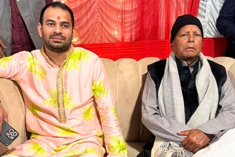 तेजप्रताप ने खोला मोर्चा,  लालू के लिए भारत रत्न की उठाई मांग