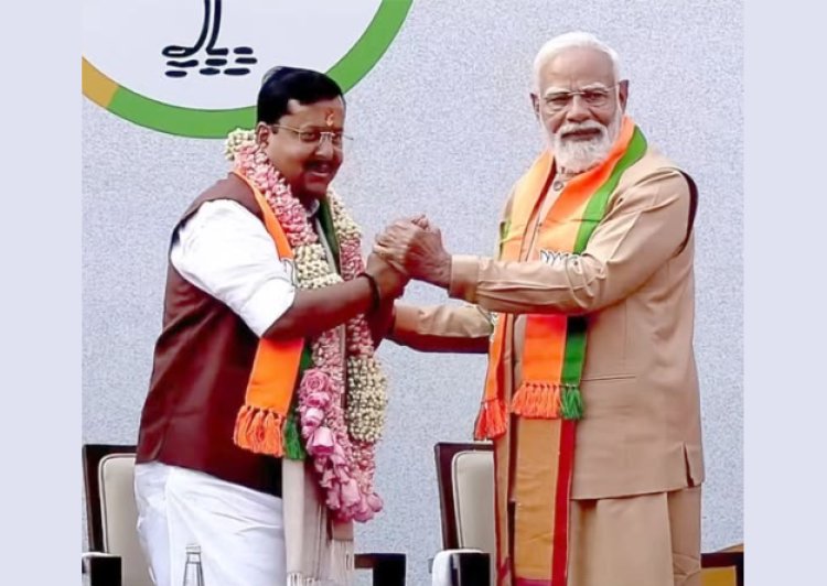 भारतीय जनता पार्टी में ‘नबीन’ युग की शुरुआत, नितिन नबीन बने भाजपा के नए राष्ट्रीय अध्यक्ष, पीएम मोदी ने माला पहनाकर बधाई दी