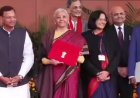 वित्तमंत्री निर्मला सीतारमण पेश कर रही बजट,संसद में वित्तमंत्री पेश कर रही अपना 9वां बजट 7 हाई स्पीड रेल कॉरिडोर, 3 नए आयुर्वेद AIIMS