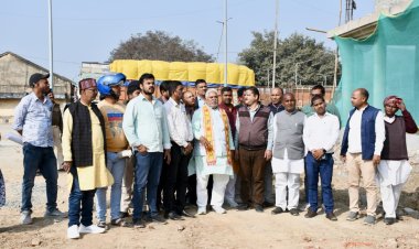 गया जी कृषि उत्पादन बाजार समिति का अध्यक्ष प्रेम कुमार ने किया निरीक्षण, 78.50 करोड़ की परियोजना जल्द होगी पूरी