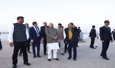 सीएम ने दीघा पर्यटन घाट का किया निरीक्षण, समग्र उद्यान का निर्माण कराने का दिया निर्देश