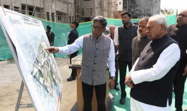 मुख्यमंत्री ने IGIMS पटना में 1200 शैय्या के नये अस्पताल भवन सह आवसीय भवन के निर्माण कार्य का लिया जायजा, तेजी से पूर्ण करने का दिया निर्देश