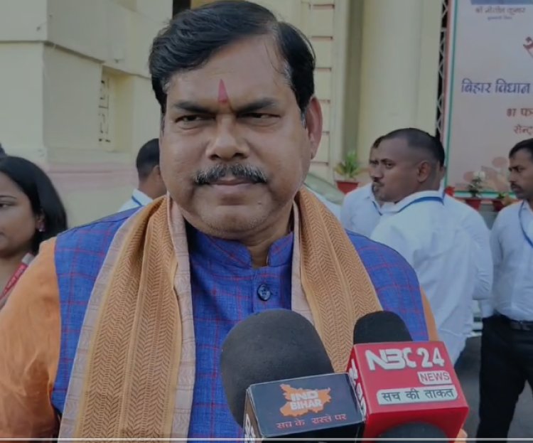 भाजपा विधायक मिथिलेश तिवारी का बयान नशा के शिकार तेजस्वी यादव