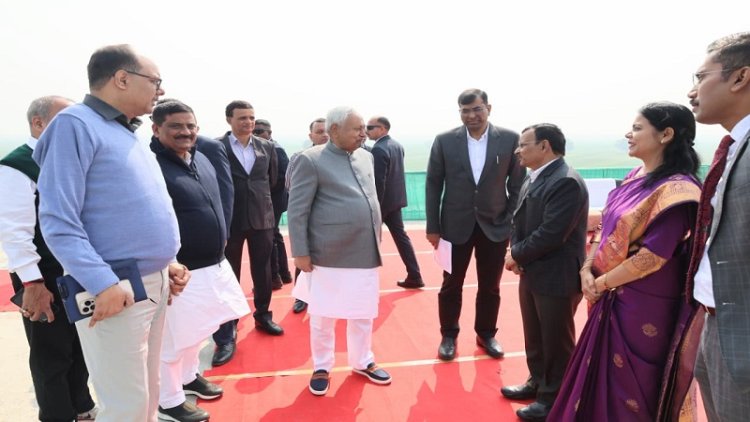 मुख्यमंत्री ने कच्ची दरगाह-बिदुपुर 6 लेन गंगा पुल निर्माण कार्य का लिया जायजा, तेजी से कार्य पूर्ण करने का निर्देश