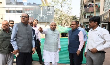 सीएम ने सैदपुर तथा बाकरगंज भूमिगत नाला निर्माण कार्य का किया निरीक्षण, तेजी से कार्य पूर्ण करने का दिया निर्देश