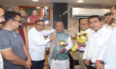 नागालैंड का राज्यपाल बनने पर नन्दकिशोर यादव को चैम्बर ने दी बधाई