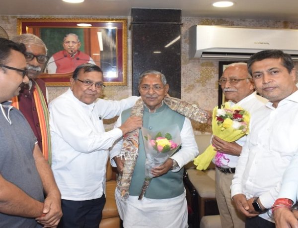 नागालैंड का राज्यपाल बनने पर नन्दकिशोर यादव को चैम्बर ने दी बधाई