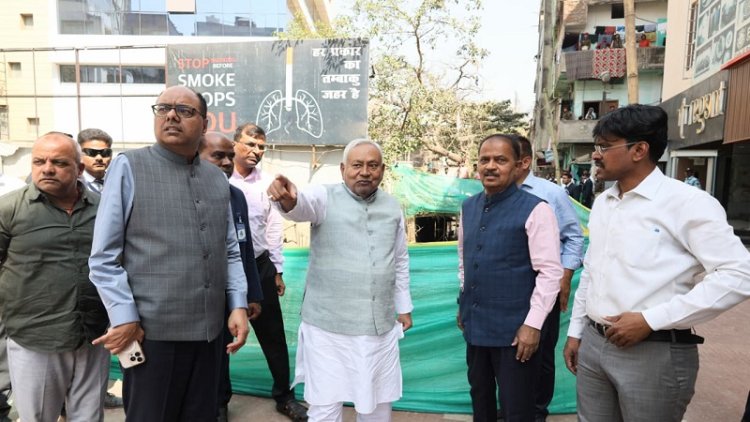 सीएम ने सैदपुर तथा बाकरगंज भूमिगत नाला निर्माण कार्य का किया निरीक्षण, तेजी से कार्य पूर्ण करने का दिया निर्देश