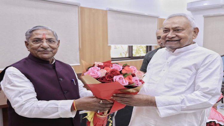 नंदकिशोर यादव और उपेन्द्र कुशवाहा पहुंचे सीएम हाउस, नीतीश कुमार से की मुलाकात