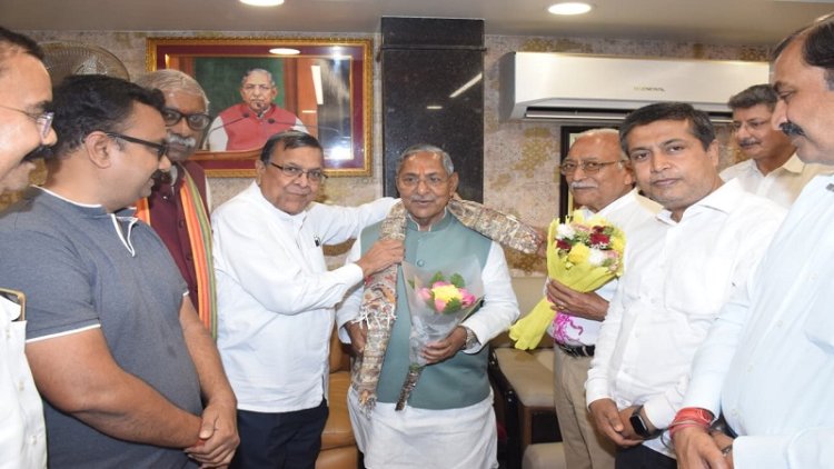 नागालैंड का राज्यपाल बनने पर नन्दकिशोर यादव को चैम्बर ने दी बधाई