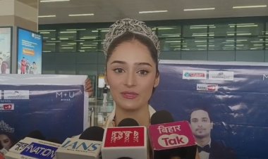 मिस यूनिवर्स इंडिया मनिका विश्वकर्मा पहुंची पटना, चखेंगी लिट्टी-चोखा का स्वाद, लड़कियों को दिया प्रेरणादायी संदेश