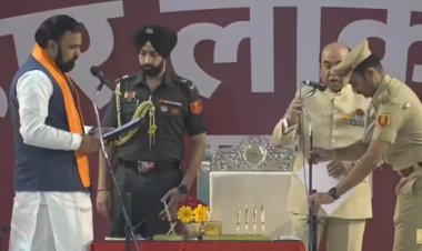 बिहार के 24वें मुख्यमंत्री बने सम्राट चौधरी, डिप्टी सीएम विजय-बिजेंद्र ने भी ली शपथ, लोकभवन में हुआ राजतिलक