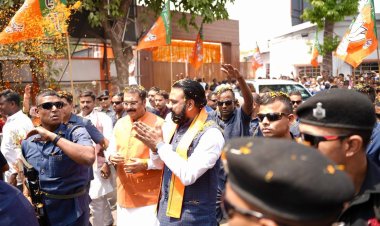 सीएम की शपथ लेने के बाद पहली बार सम्राट चौधरी  भाजपा प्रदेश कार्यालय पहुंचे, देखिए माहौल