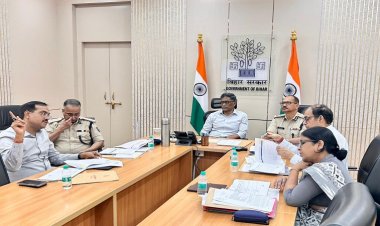 CS की अध्यक्षता में बिहार के 4 वामपंथी उग्रवाद प्रभावित (L&T) जिलों में विकास कार्यों की उच्च स्तरीय समीक्षा