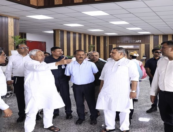 सीएम नीतीश ने बिपार्ड स्किल पार्क के दक्षता भवन का किया निरीक्षण, अधिकारियों को दिये निर्देश