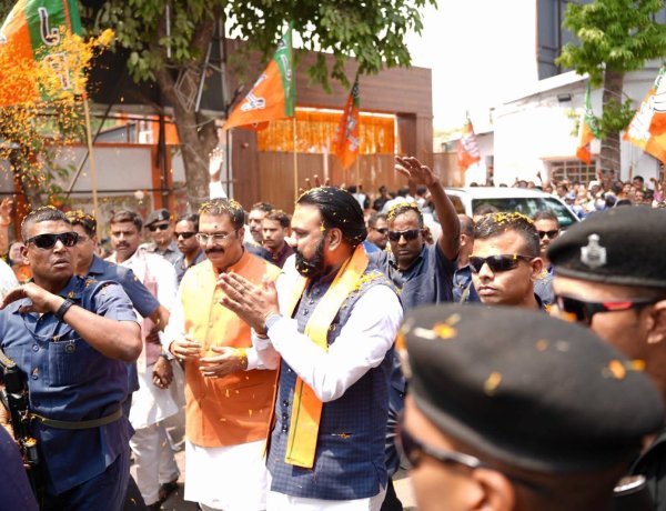 सीएम की शपथ लेने के बाद पहली बार सम्राट चौधरी  भाजपा प्रदेश कार्यालय पहुंचे, देखिए माहौल