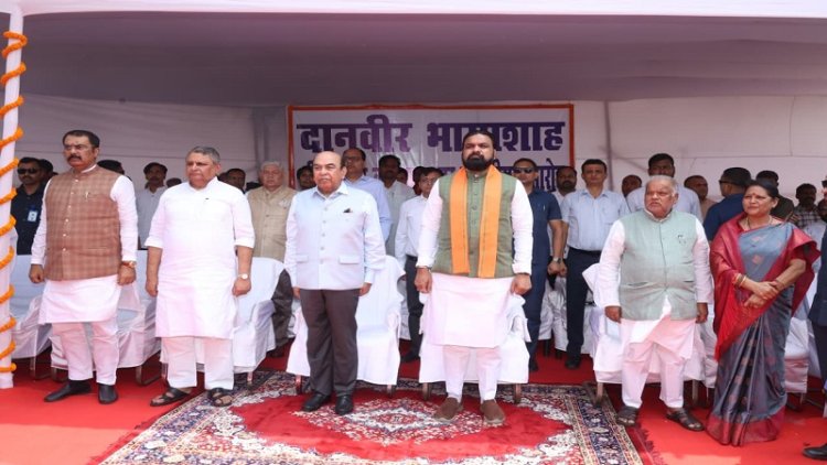 मुख्यमंत्री ने दानवीर भामाशाह जी को उनकी जयंती के अवसर पर नमन किया