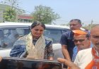 मंत्री श्रेयसी सिंह का अजगैविनाथ धाम में हुआ भव्य स्वागत, उद्योग लगाने की मांग की गई
