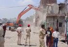 बेतिया में अतिक्रमण पर चला प्रशासन का बुलडोजर, फोरलेन से जुड़ेगी लिंक रोड..