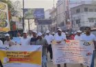 आरा में विश्व उच्च रक्तचाप दिवस पर डॉक्टरों ने निकाली प्रभात फेरी,  लोगों को किया जागरूक