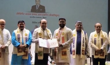 पटना एम्स में द्वितीय दीक्षांत समारोह का भव्य आयोजन, राज्यपाल अता हसनैन समेत कई मंत्री शामिल, 300 से अधिक छात्रों को चिकित्सा की डिग्री प्रदान की गई