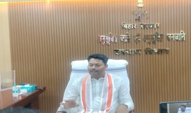 समाज के अंतिम पायदान पर बैठे लोगो का करेंगे विकास: मंत्री लखेंद्र कुमार रौशन