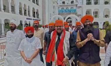 मंत्री बनने के बाद पहली बार पटना साहिब पहुंचे शिक्षा मंत्री मिथिलेश तिवारी, तख्त श्री हरमंदिर जी में टेका मत्था, कोचिंग शिक्षक से शिक्षा मंत्री तक का सफर