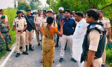 भूमि विवाद दो पक्षों के बीच जमकर मारपीट, बचाने गई पुलिसकर्मियों के साथ मारपीट, तीन पुलिस वाहनों को किया क्षतिग्रस्त