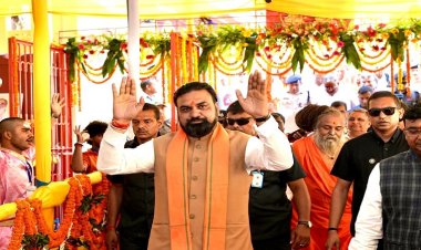राजगीर में मलमास मेला-2026 का CM ने किया उद्घाटन एवं प्रमुख संतों के साथ किया ध्वजारोहण