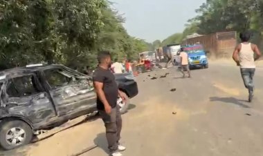 BIG BREAKING: खगड़िया में भीषण सड़क हादसा, पांच की मौत, सात घायल, मची अफरा-तफरी